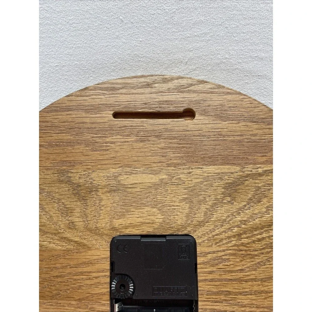 Vintage Wooden Fisherman Wall Clock 11.5